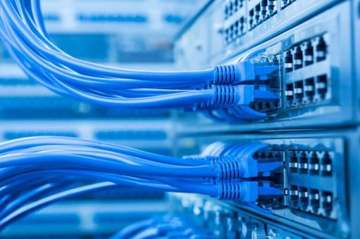 Network,Switch,And,Ethernet,Cables,data,Center,Concept.